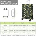 thumbnail image 4 of Stretch Luggage Cover XL(29-32in)– Elastic Travel Suitcase Protector with Handle Openings & Bottom Closure, Washable Polyester Spandex Suitcases Cover, Camouflage Print, 4 of 5