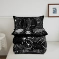 thumbnail image 5 of Erosebridal Galaxy Horoscope Bedding Twin Comforter Set,Universe Cosmos Down Comforter,Starry Sky Bedding Sets Twin with Comforter,Lightweight Psychedelic Room Decor,Reversible,2-Piece, 5 of 8