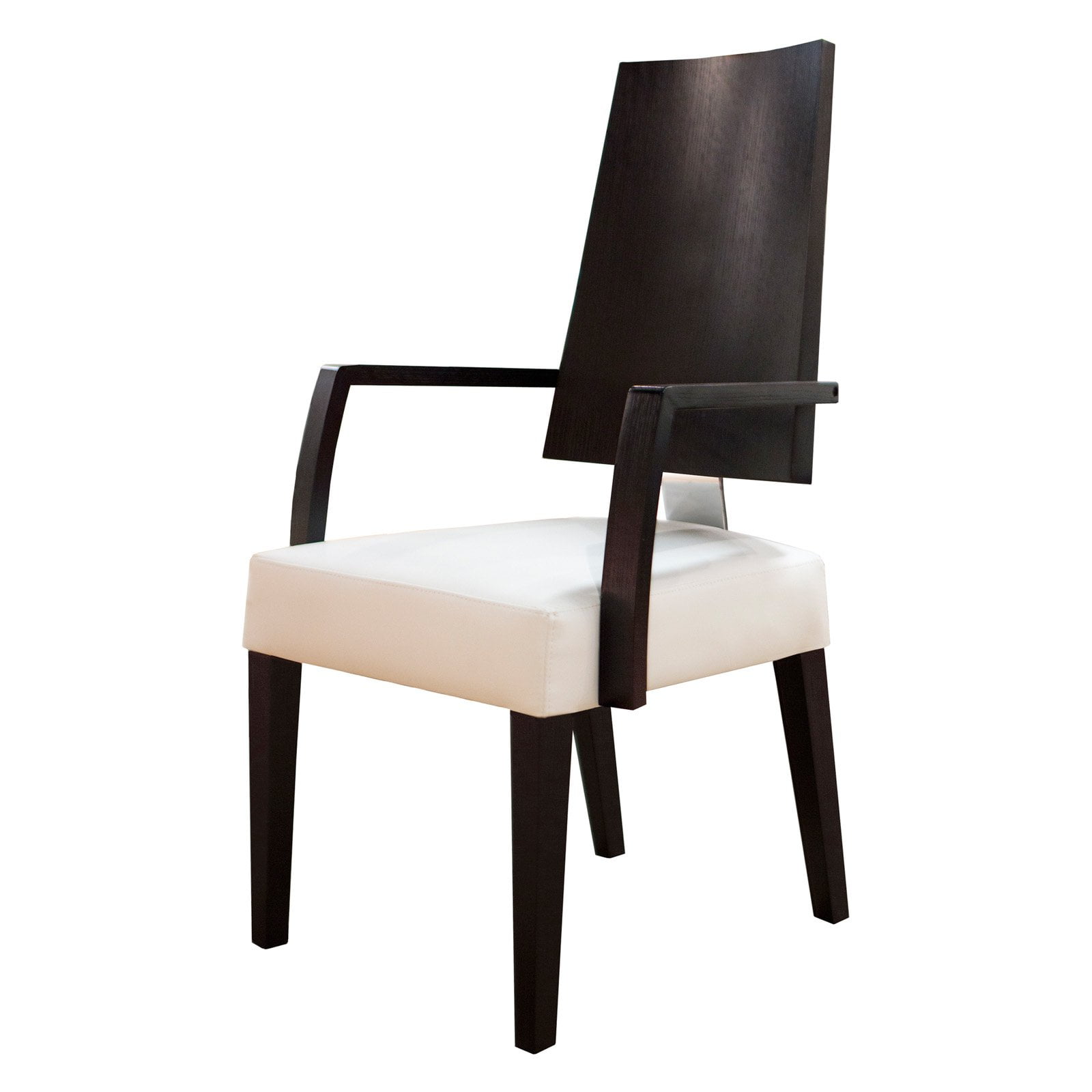 Sharelle Rocco Bonded Leather Dining Arm Chair