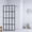 frosted white, variant on Modern Walk-in Shower Screen with Frosted Tempered Glass, 0.2" Thick Safety Glass in Heavy-Duty Aluminum Frame, Adjustable Shower Partition for Bathroom, Includes 4 Pcs