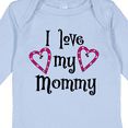 thumbnail image 4 of Inktastic I Love My Mommy- Hearts Boys or Girls Long Sleeve Baby Bodysuit, 4 of 5