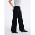 thumbnail image 2 of U.S. Polo Assn. Women's High Rise Relaxed Knit Denim Wide Leg Jeans, 2 of 8