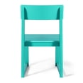 thumbnail image 6 of WestinTrends Paloma Modern HDPE Outdoor Armless Patio Dining Chairs (Set of 2), Turquoise, 6 of 15