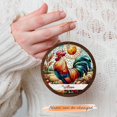 thumbnail image 2 of Customized Rooster Ornament, Rooster Christmas Ornament, Rooster Stained Glass Style Ornament, Personalized Rooster Xmas Ornament with Name, Custom Rooster Ornament Christmas Tree Decorations HTXj7Z, 2 of 6