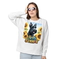 thumbnail image 2 of Scottish Terrier Hello Summer Sunshine Sunflowers Spring Retro Vintage Sweatshirt Unisex Merch Scottie Dog Lover Gifts - 00008, 2 of 6