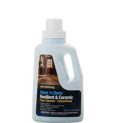 Armstrong Once N Done No Rinse Floor Cleaner Concentrate 32 Oz S 338