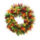 thumbnail image 1 of Guirnalda artificial para puerta, colgante de hojas, forma redonda, corona floral, simulación artística 45CM, 1 of 9