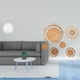 thumbnail image 2 of Acuario de escritorio,Pecera pequeña transparente,pecera,jarrón,mesa,Manualidades de pared,Decoración para colgar en la pared,ratán artesanal tejido,Juego de decoración de pared Adorno, 2 of 8
