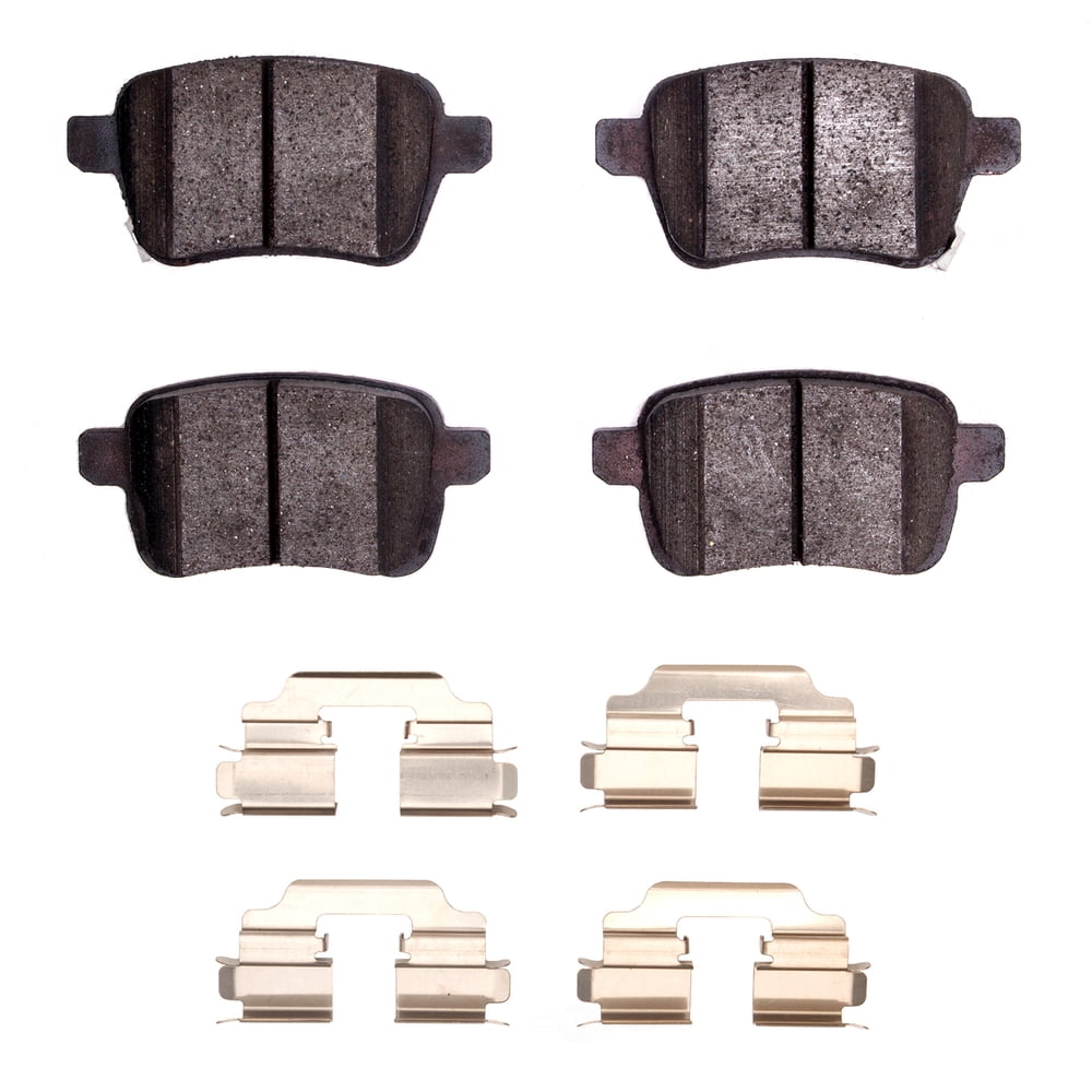 Dynamic Friction Company 1551-1722-01 DFC 5000 Advanced Brake Pads - Ceramic and Hardware Kit - OE