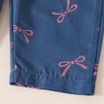 thumbnail image 5 of TOWED22 Newborn Infant Baby Girl Summer Clothes Ruffle Sleeve Letter Print Romper+Peach Bloomer Short+Headband 3Pcs Outfit Hot Pink,3-6 M, 5 of 9