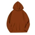 thumbnail image 1 of MeetoTime Sweat à Capuche à Manches Longues pour Femmes, Polaire, Grande Poche, Pull, 1 of 6