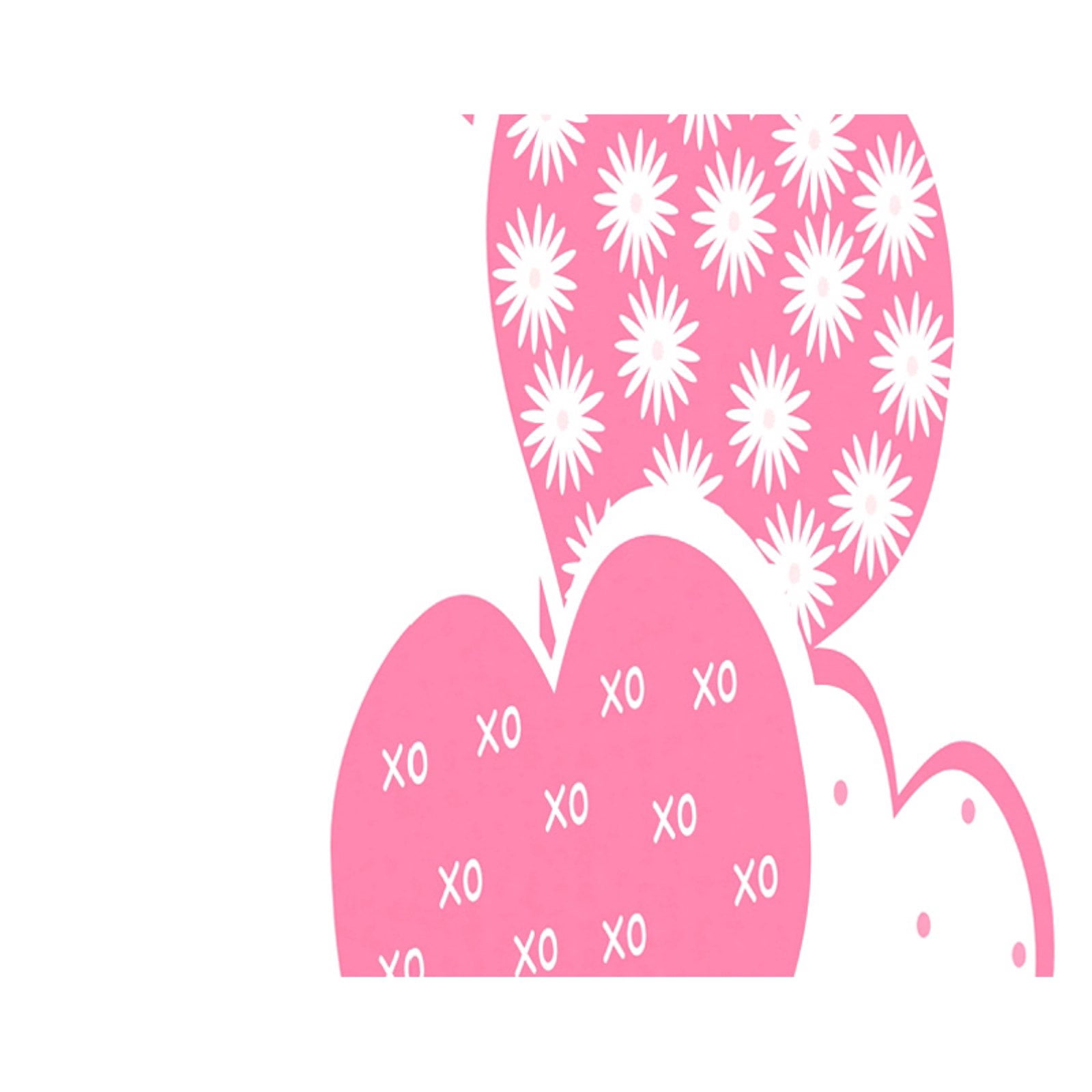 Simply Daisy 18" x 30" Valentine Print Kitchen Towel
