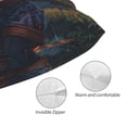 thumbnail image 3 of Honeii Garden Meditating Weasel Print Pillow Cases,Plush Throw Pillow Covers,Decorative Pillowcase for Sofa, Couch, Living Room-16"x24", 3 of 6