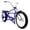 Blue, variant on Tracer Leopard GT Chopper Stretch Cruiser Bike, 26" Wheel, Triple Tree Fork, Front Disc Brake, Rear Coaster Brake, 1-speed, for Men, Blue