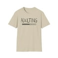 thumbnail image 2 of Adulting Please Wait, Gildan Unisex Softstyle T-Shirt, Graphic Tee, S-3XL, 2 of 6