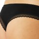 thumbnail image 4 of SCHIESSER Tanga para mujer, paquete de 3 - Paquete de 3 tangas Cheeky, algodón elástico, liso Negro 2XL (XX-Large), 4 of 6