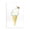 Duck Ice Cream, variant on Stupell Industries Glam Disco Ice Cream Food & Beverage Painting Black Floater Framed Art Print Wall Art, 17 x 21