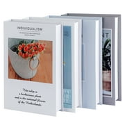 Faux Books for Decoration, Set of 4 Modern Decorative Books, Hardcover Fake Books for Display, Decoration Books for Living Room, Bedroom, Coffee Table, Book Shelf, Bar