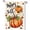 L, variant on Sm:)e Maple Leaves Pumpkin Fall Garden Flag 12x18 Inch Double Sided, Autumn Small Banner Yard Sign Outside Decoration