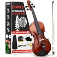 thumbnail image 1 of Pyle 3/4 Size Beginner Violin Starter Kit, Violin Starter Package with Travel Case & Bow, Extra Strings, Digital Tuner, Shoulder Rest & Cleaning Cloth for Students, Kids, Adults, 1 of 5