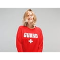 thumbnail image 6 of Guard Red Crew Neck Sweatshirts Unisex (XX-Large), 6 of 7