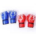 thumbnail image 4 of 1 Paire de Gants de Protection Respirants pour l'Extérieur Gants de Sport Confortables Gants de Boxe Gants de Protection pour l'Entraînement Gants de Main pour Adolescents (Rouge), 4 of 8
