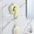 thumbnail image 5 of Ganchos con ventosa de girasol | Ganchos de pared sin taladro para cocina y baño | Soporta hasta 10 kg | Ventosa reutilizable para vidrio, azulejos y espejos | 1 paquete, 5 of 5