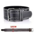 thumbnail image 2 of Weight Lifting Belt, Leather Weight Lifting Belt Padded Lumbar Support Adjustable Buckle, Enhance Your Workout Performance and Posture, 2 of 7