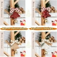 thumbnail image 5 of Christmas Ornaments Artificial Christmas Wreath Decorated with Pine Tree, Bell, Bow for Christmas Decorations, 5 of 5