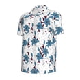 thumbnail image 4 of Wukai Lilies Flowers Men’s Polo Shirts,Quick-Dry Athletic Shirt,Classic Fit Shirts-Small, 4 of 8