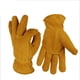 thumbnail image 1 of Guantes cálidos, guantes de invierno, guantes de piel de vacuno resistentes al frío, guantes de trabajo al aire libre, guantes gruesos resistentes a bajas temperaturas, guantes de esquí, amarillo dorado M Sailing Electrónica, 1 of 5