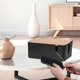 thumbnail image 4 of Kabelhanteringslåda i trälook, sladdarrangör, låda och lock för TV-kablar under skrivbord, strömsladdslåda för att organisera datorn Black, 4 of 5