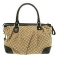 thumbnail image 3 of Pre-Owned Gucci 247902 GG canvas leather beige black 2way handbag 1465GUCCI (Good), 3 of 9