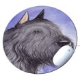 thumbnail image 1 of KuzmarK Round Mousepad / Hot Pad / Trivet - Bouvier de Flanders Dog Art by Denise Every, 1 of 1