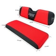 thumbnail image 4 of 10L0L Golf Cart Seat Cover Fits EZGO Yamaha Club Car Precedent DS Rear Seat Golf Cart Accessories - Red Black (XS), 4 of 7
