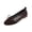 Brown, variant on Womens Khaki Bow Flats, Comfortable Memory Foam Ballet Flats for Women, Slip-On Round Toe Casual Work Shoes with Non-Slip Sole,Size 5.5
