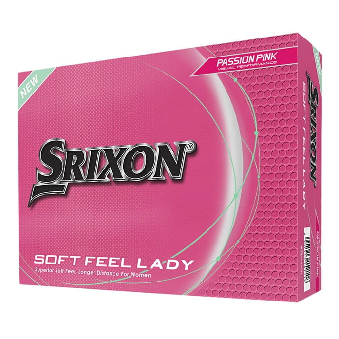 Srixon Ladies Soft Feel Golf Balls 1-Dozen Pink