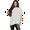 White, variant on Women'S Loose Dropped Shoulder Short Sleeve Pullover Sweater White S