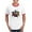 Red/White, variant on - Pugs Ninja T Shirt Men's Ringer T Shirt - 100% Cotton Ringed T-Shirt