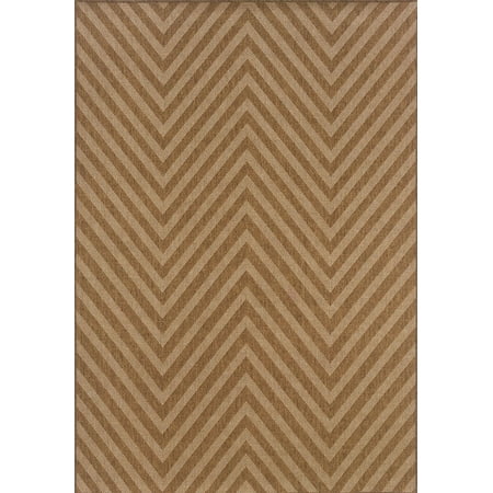Sphinx Karavia Indoor/Outdoor Area Rug 1330X Tan Zig Zag Woven 1  9  x 3  9  Rectangle Manufacturer: Sphinx RugsCollection: Karavia RugsStyle:Karavia: 1330X Tan Specs: 100% PolypropyleneOrigin: Made in EgyptThe Karavia Area Rug collection from Sphinx by Oriental Weavers is a beautiful collection of durable Indoor/Outdoor carpets. Machine made in Egypt  from 100% Polypropylene  these rugs have the texture and color of real sea grass without the high maintenance. Available in 9 different sizes  this collection is sure to have a rug perfect for any size patio or sunroom. Bring one home today to add a touch of warmth to your d�cor!