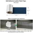 thumbnail image 3 of Leather and Vinyl Repair Tape 3x60 inch, Strong Adhesion Backing Self Adhesive Vinyl and Leather Repair Kit for Car Seat, Couch, Furniture, Jacket. Bonded Leather Repair Roll, 3 of 9