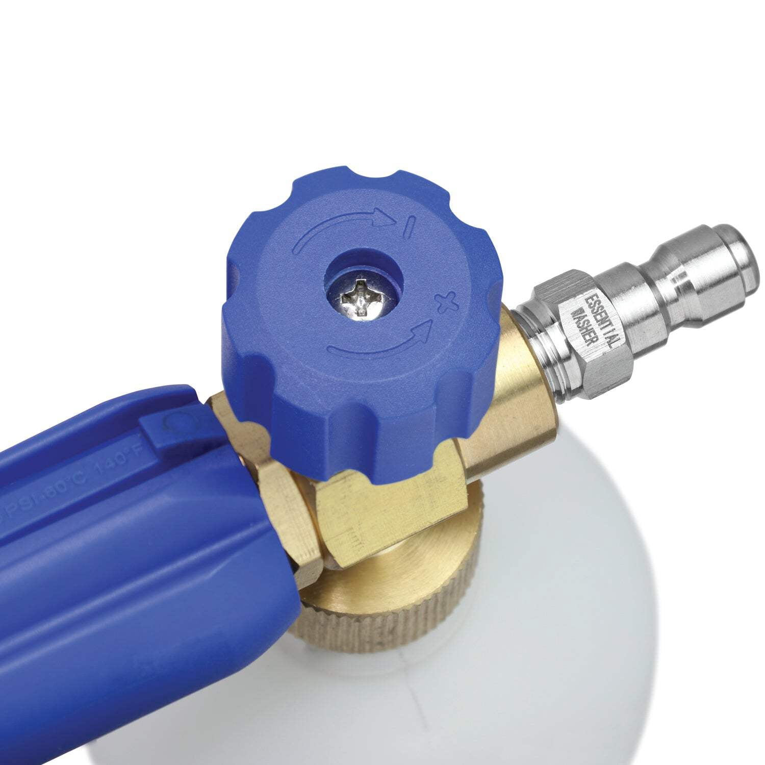Pressure Washer Premium Foam Cannon Adjustable Spray Nozzle and Stainless Steel QC Plug