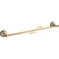 thumbnail image 1 of Antique Bronze Brass Towel Bar,Adjustable 15.5 to 27.5 Inch Bath Towel Bar Rack for Bathroom Towel Holder, Wall Mounted Bathroom Hardware Accessories,Porcelain Design, 1 of 8