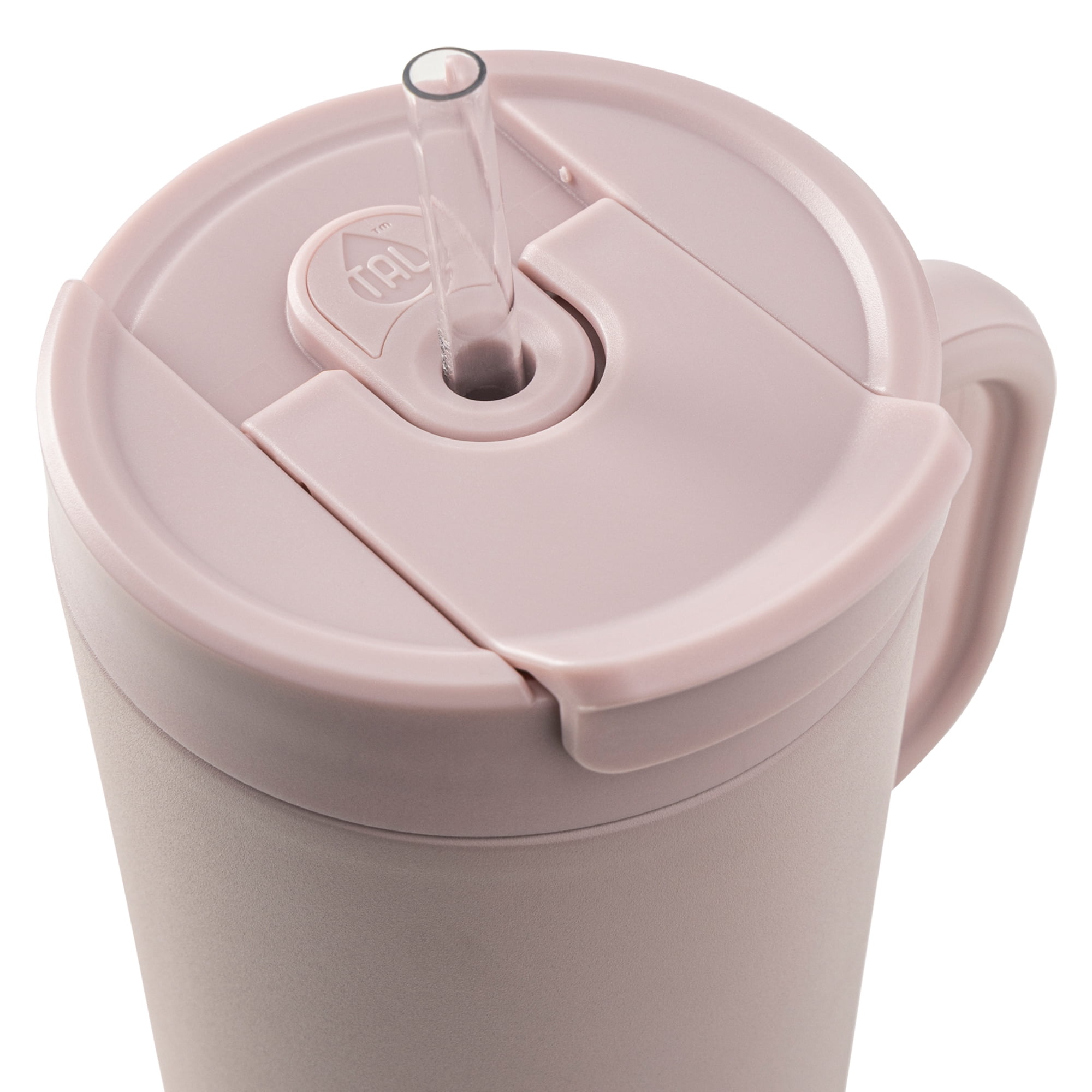 TAL Stainless Steel Hudson Tumbler with Straw 40oz, Mauve