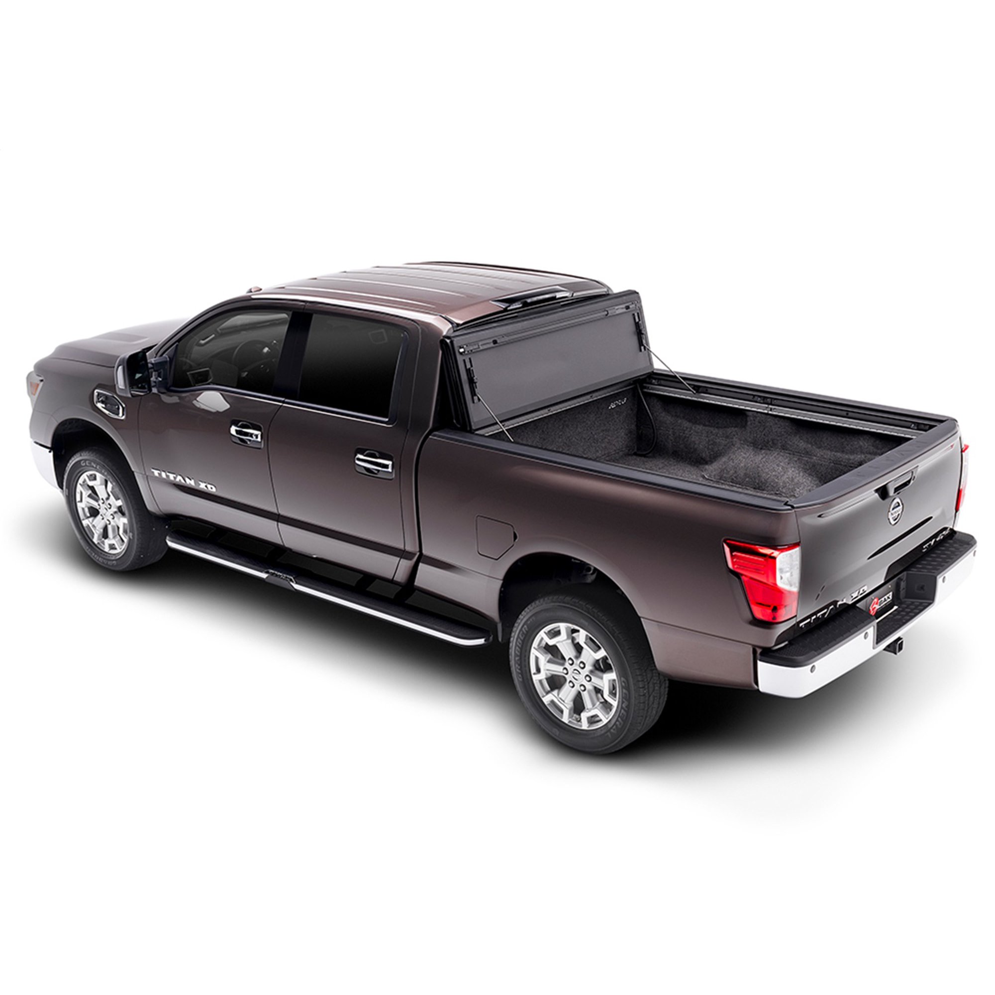 Bak Industries 448524 Tonneau Cover Bakflip Mx4 Hard Folding Lockable Using Tailgate Handle Lock Matte Black Aluminum Can Be Used With Bak Tool Box Walmart Canada