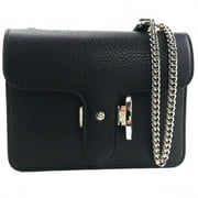 New Gucci Black Icon GG Interlocking Small Crossbody Bag 510304
