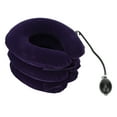 thumbnail image 3 of Dispositivo de tracción cervical inflado morado para personas mayores, soporte cervical, 3 of 14