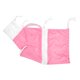 thumbnail image 1 of Bolsa de baño para gatos, transpirable, ajustable, de malla, con asa, para baño, inyección y corte de uñas, color rosa y blanco., 1 of 12
