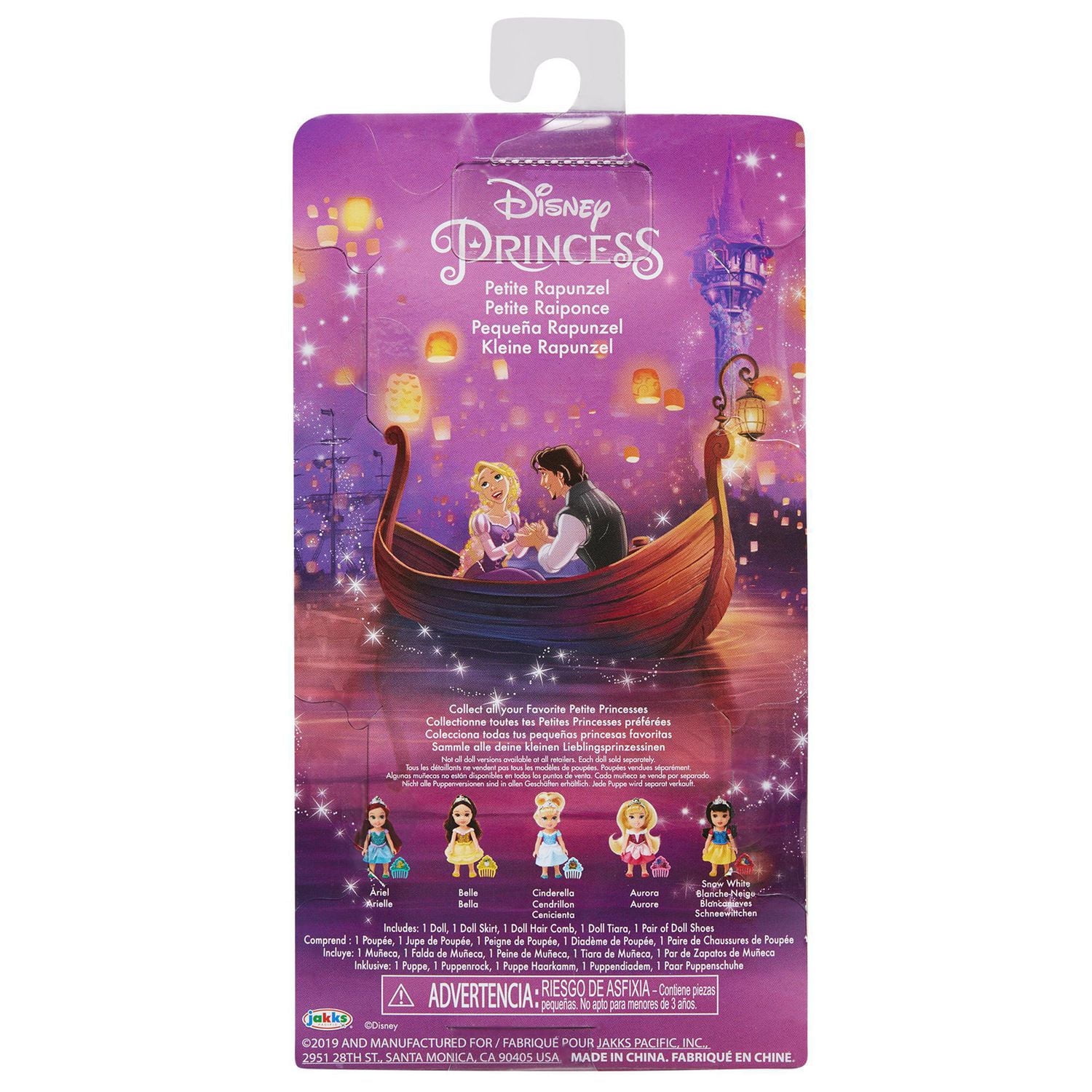 Mini poupée Raiponce avec peigne