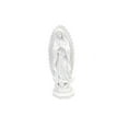thumbnail image 2 of Virgin Mary Statue – Elegant White Resin Religious Figurine for Home Decor, Prayer Room, or Garden Display, 12 Inch Height, 2 of 3